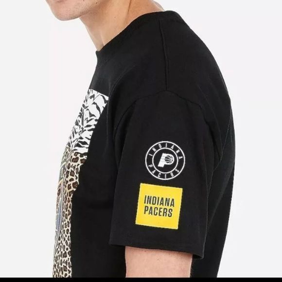 Indian Pacers NBA Heavyweight Graphic T-Shirt SIZE XL Express Men’s Shirt Top - Picture 2 of 4